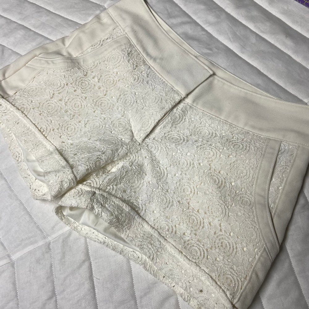 Maurice's Dressy Lace Shorts (Cream)